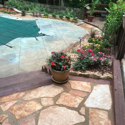 After a completed landscape companies project in the  area