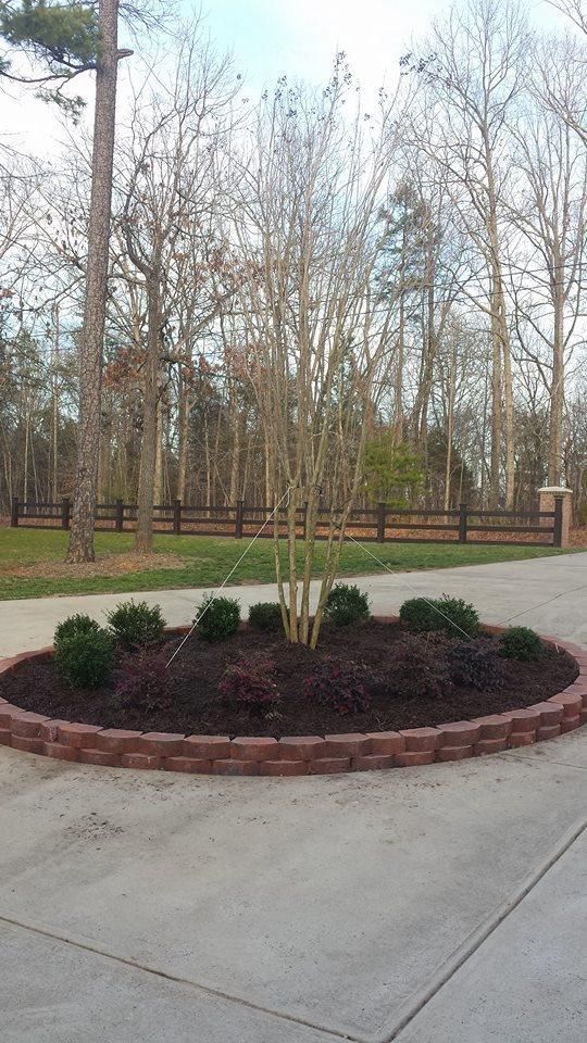 After a completed lawn treatment project in the Charlotte, NC area